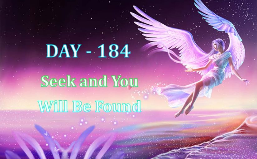 Day 184 – Seek and You Will Be Found